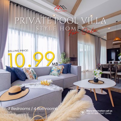 Picture of Private Pool Villa in Homey Style. At Mabprachan