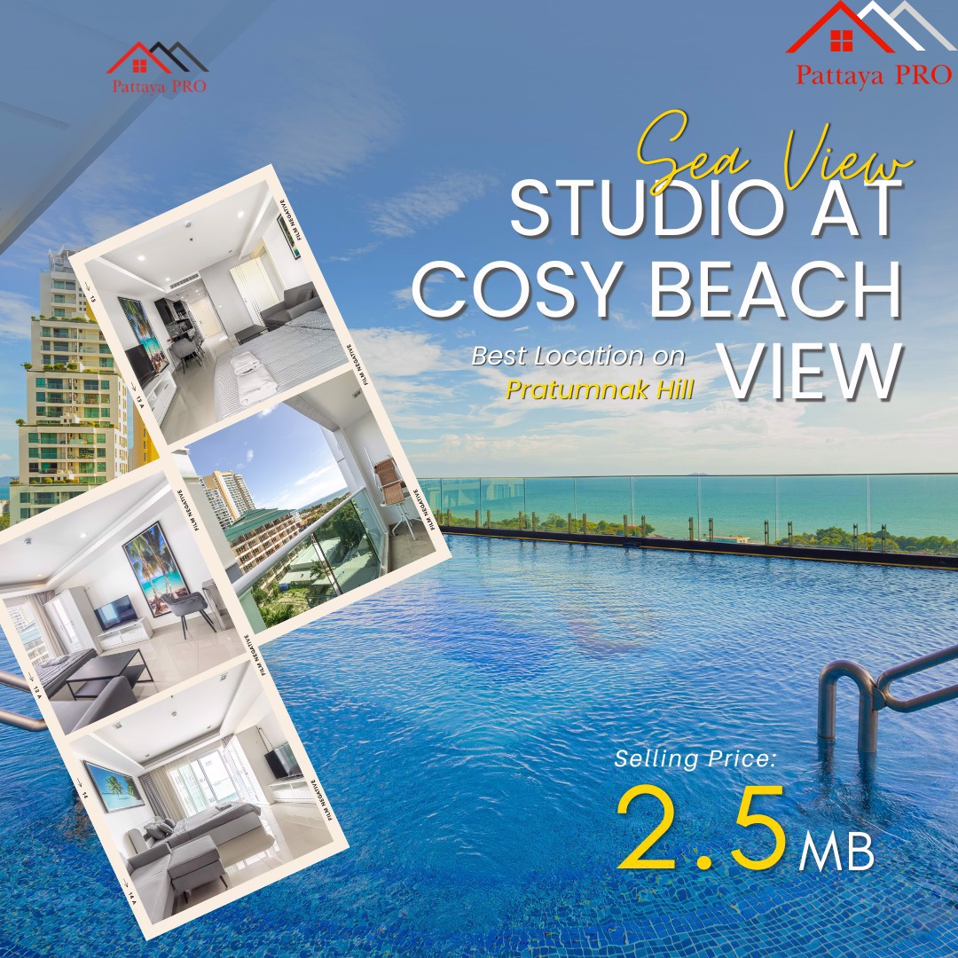 Sea View Studio at Cosy Beach View – Only 2.5 MB!