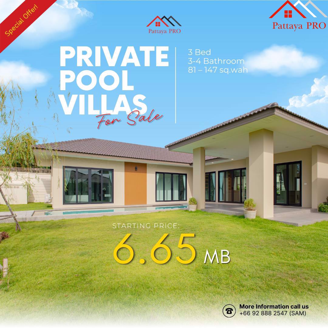 Private Pool Villa for Sale