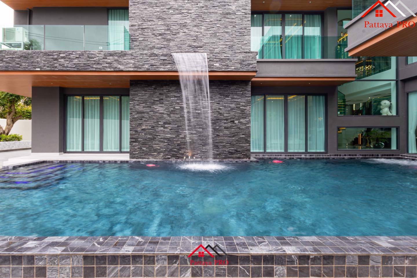 Luxury Home with Private Pool & Elevator. Prime Location near Pattaya City & the New Motorway