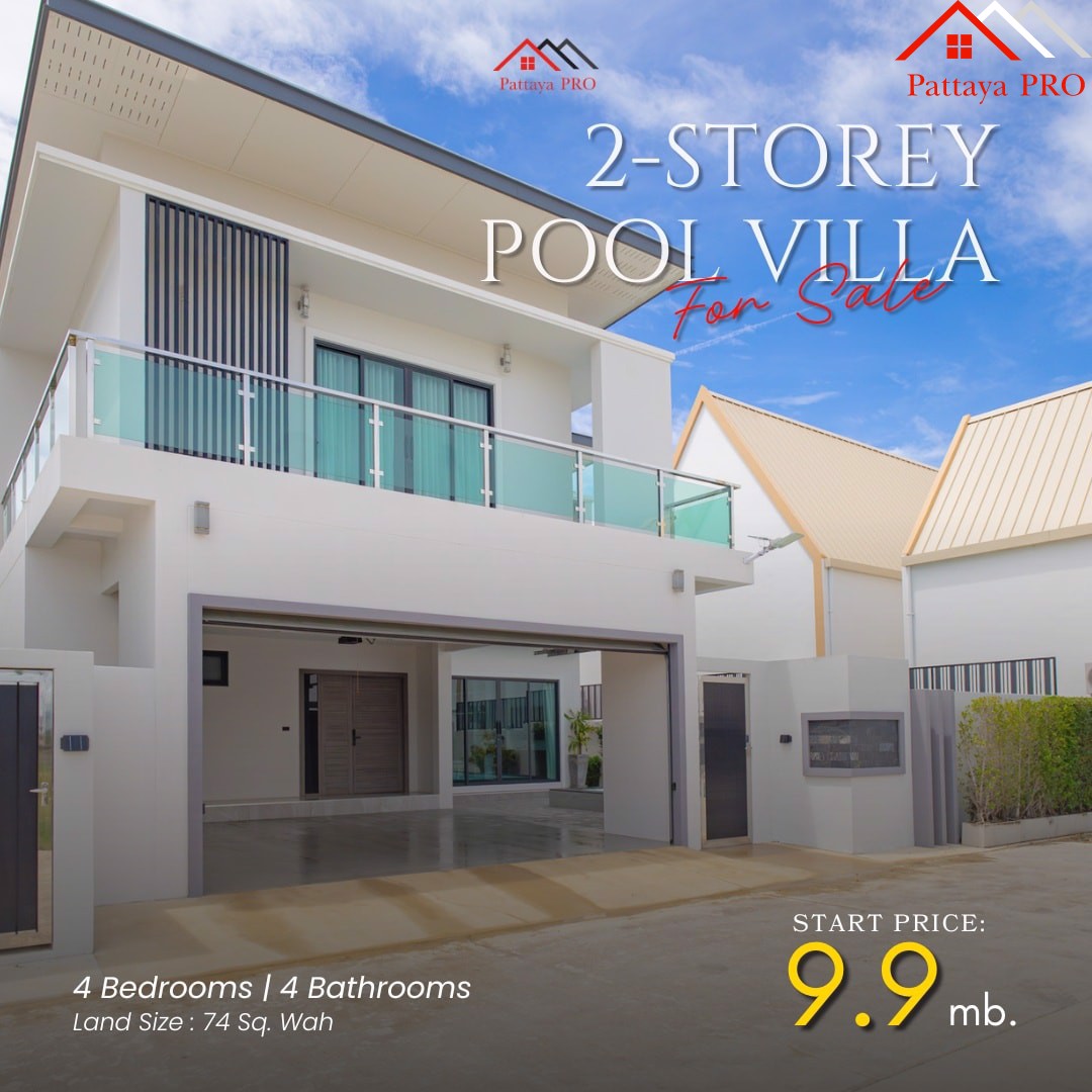 Brand-New 2-Storey Pool Villa – Luxury Living in Pattaya 🏡