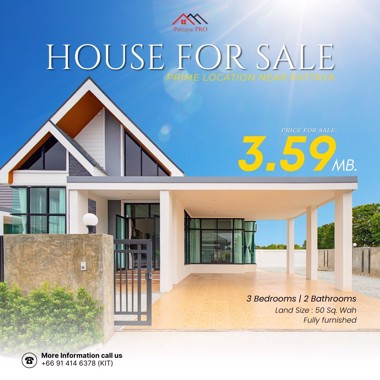 Picture of 🏡บ้านเดี่ยวพร้อมเข้าอยู่! 💰ราคาเพียง 3.59 ล้านบาท