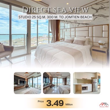 Picture of Unbeatable Deal‼️ Luxury Condo with Stunning Sea View + Koh Larn View 🌴 Studio | 26 SQ.M. | Only 3.49 MB