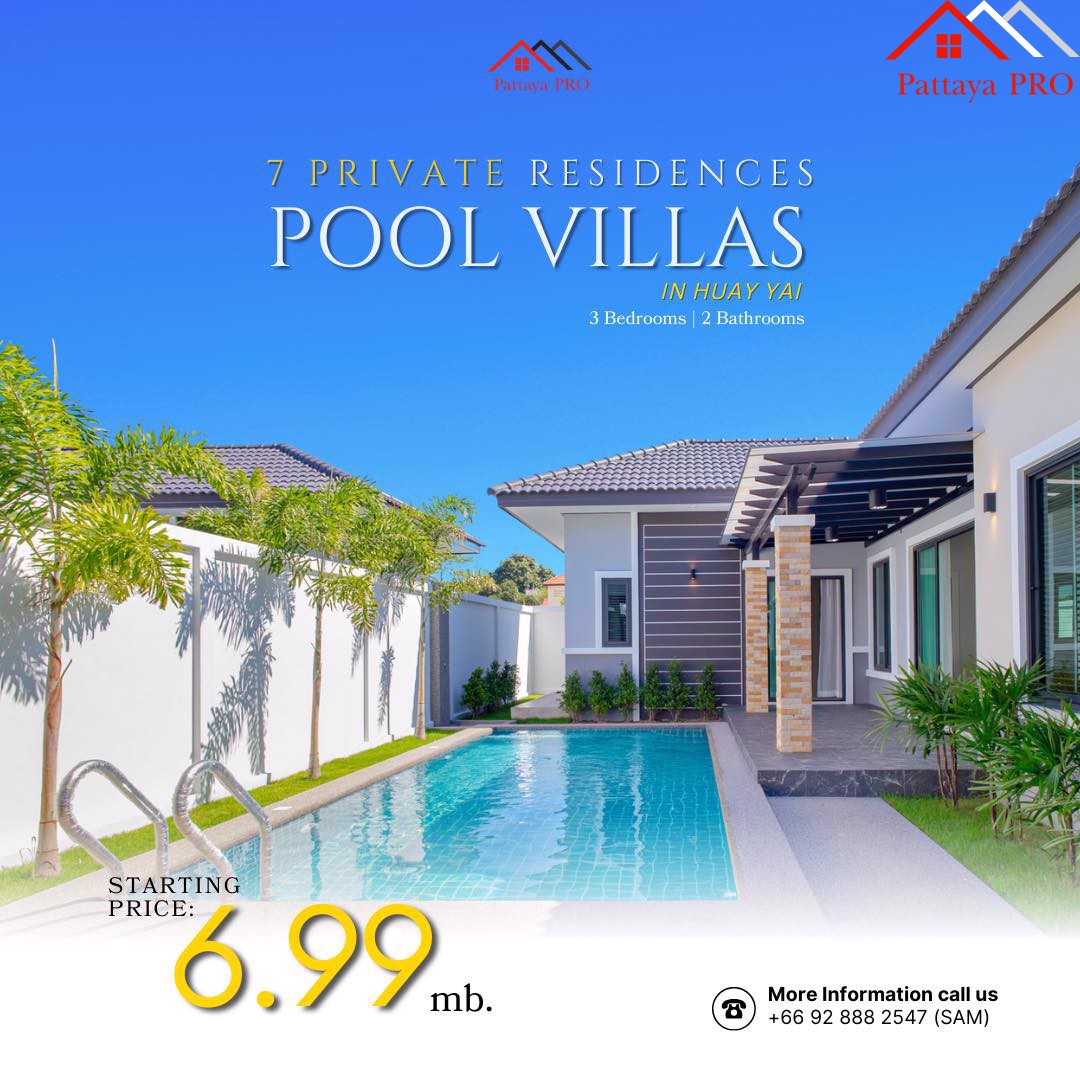 Private Pool Villas ✨ Prime location near Motorway No. 7,