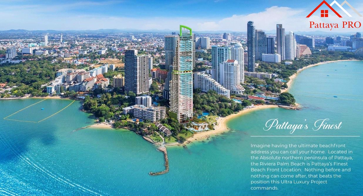 Riviera Palm Beach 🏝️ ✅ New beachfront project in the best location on Wongamat Beach