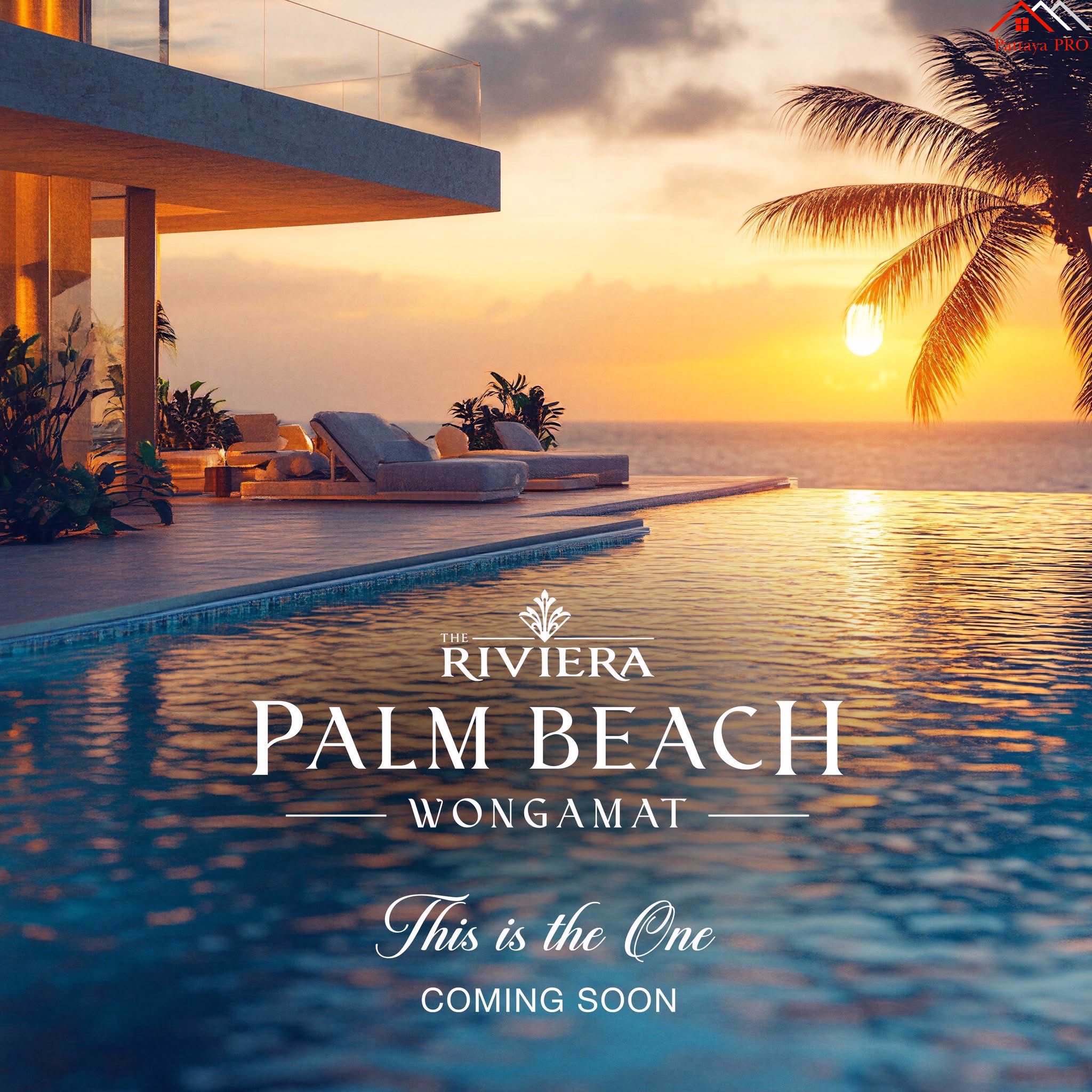 Riviera Palm Beach 🏝️ ✅ New beachfront project in the best location on Wongamat Beach