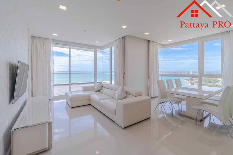 Penthouse for Sale | Del Mare Na Jomtien ,25 MB | Beachfront Luxury