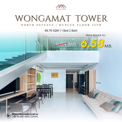Picture of Hot Deal! 6.58 MB. (down from 6.94) Wongamat Tower | 20th Floor Sea View Duplex