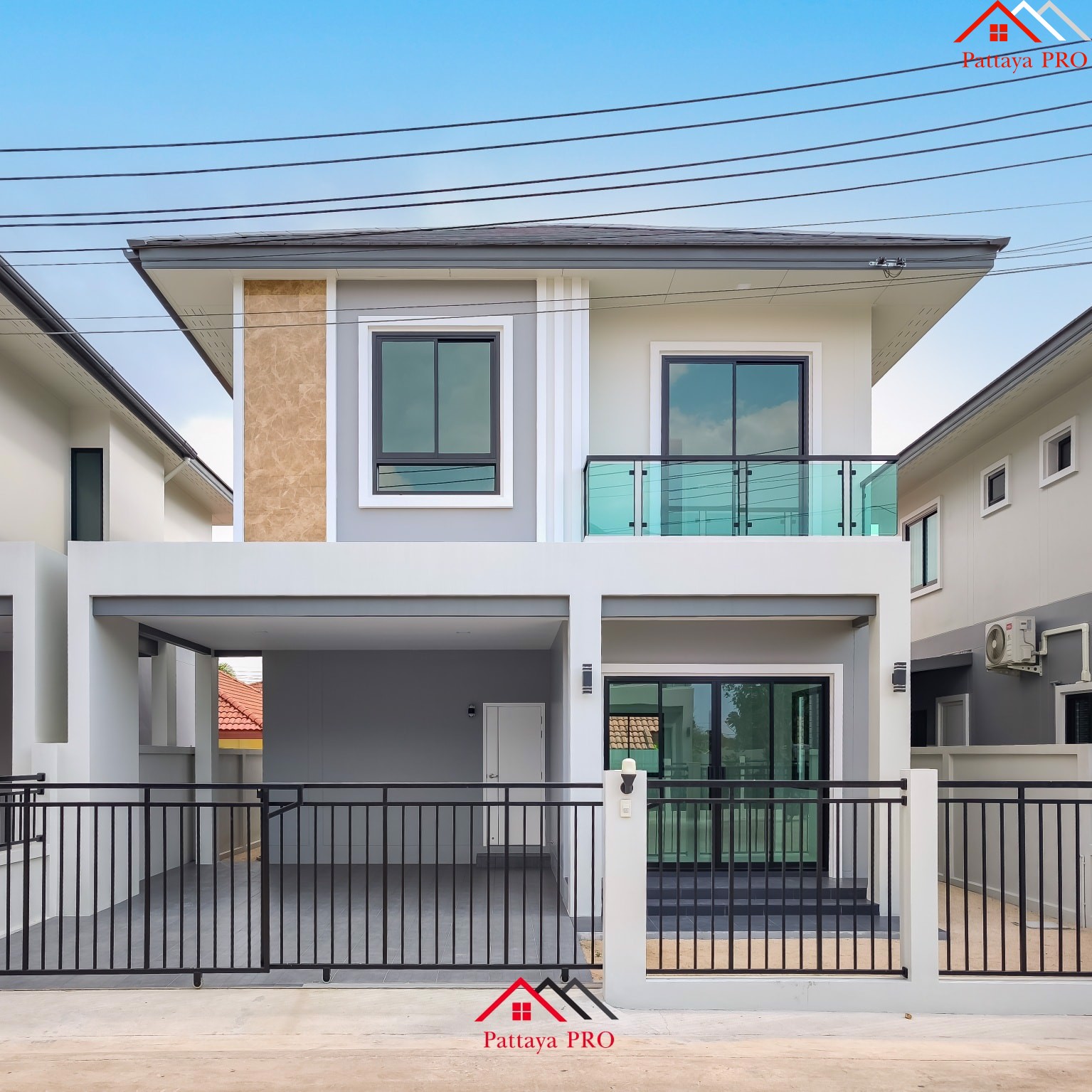 🏡✨ 2-Storey Semi-Detached House📍 Prime location – Pattaya–Motorway 💰 Only 5.19 million Baht