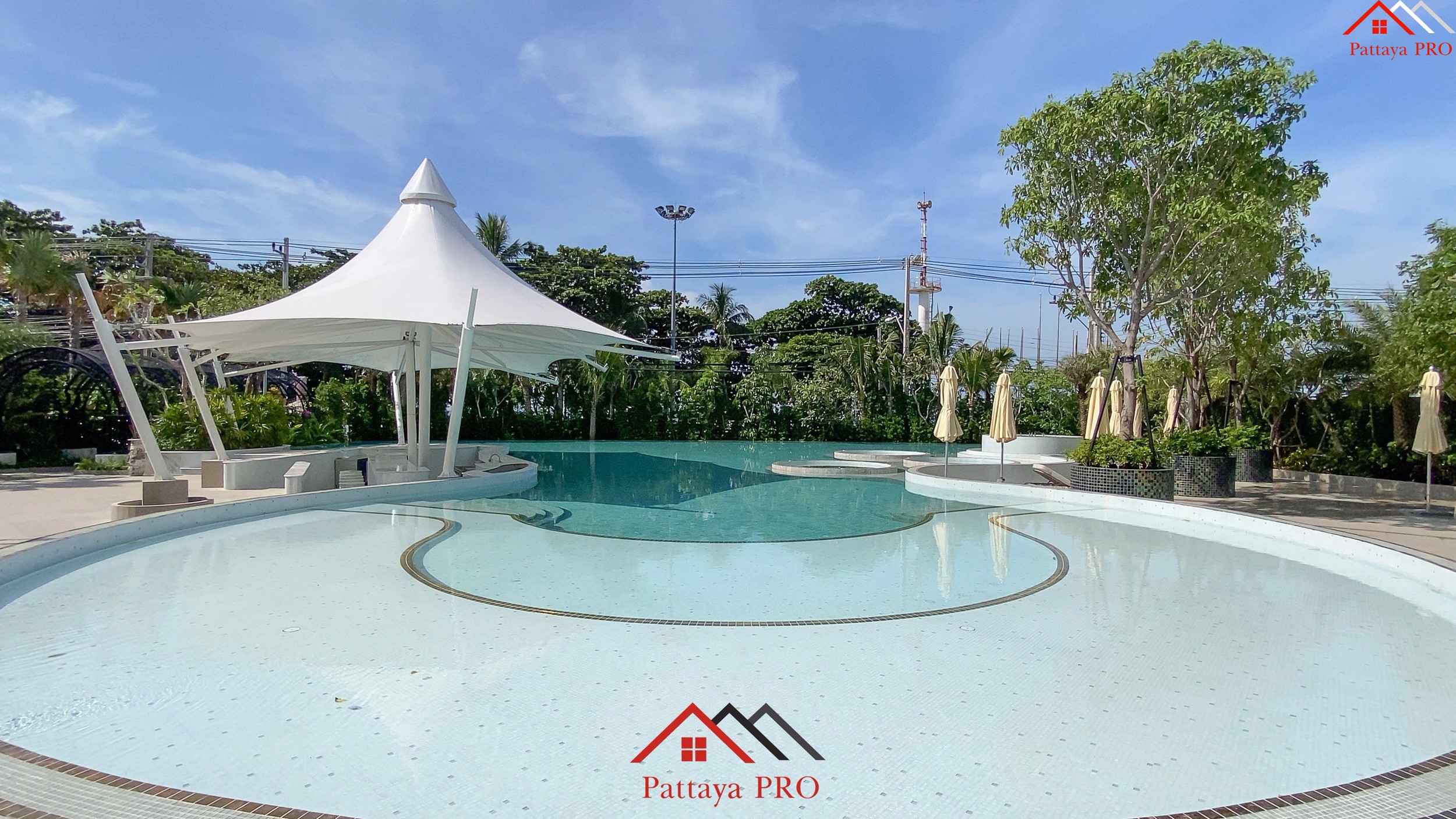 Copacabana Jomtien beachfront condo. ✅ Special unit 1 bedroom with Private swimming Pool.