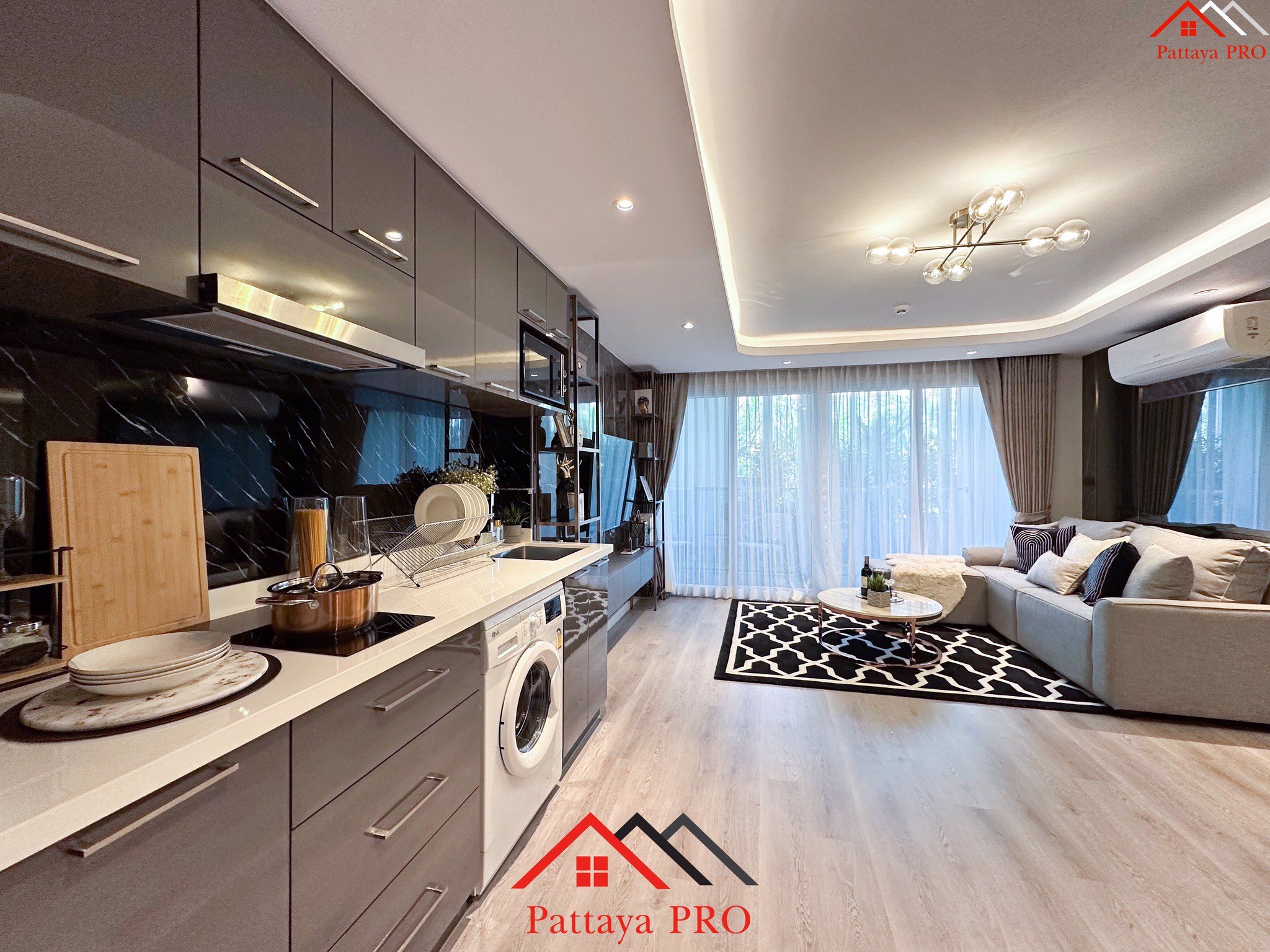 HOT Price🔥 Lowrise condo near Jomtien Beach, 2 bed 2 bath 65 sq.m.