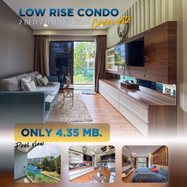 Picture of คอนโดสวนน้ำใจกลางจอมเทียน  2 ห้องนอน 2 ห้องน้ำ 63 ตร.ม. วิวสระว่ายน้ำ เพียง 4.35 ล้าน