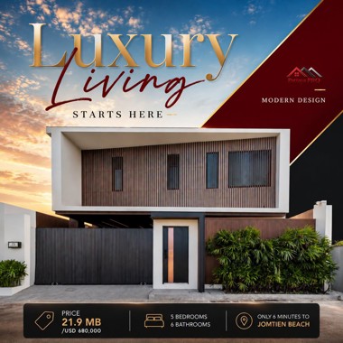 Picture of Luxury Pool Villa in a Prime Pattaya Location ✨ Ready to move in | Fully Furnished
