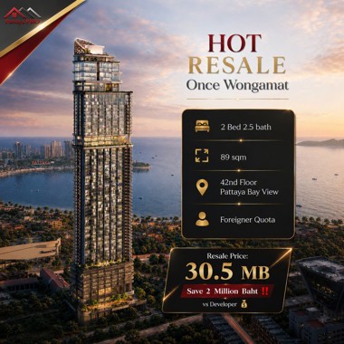 Picture of 🔥 HOT RESALE | Once Wongamat 🔥 🏢 2 Bedroom Luxury Condo