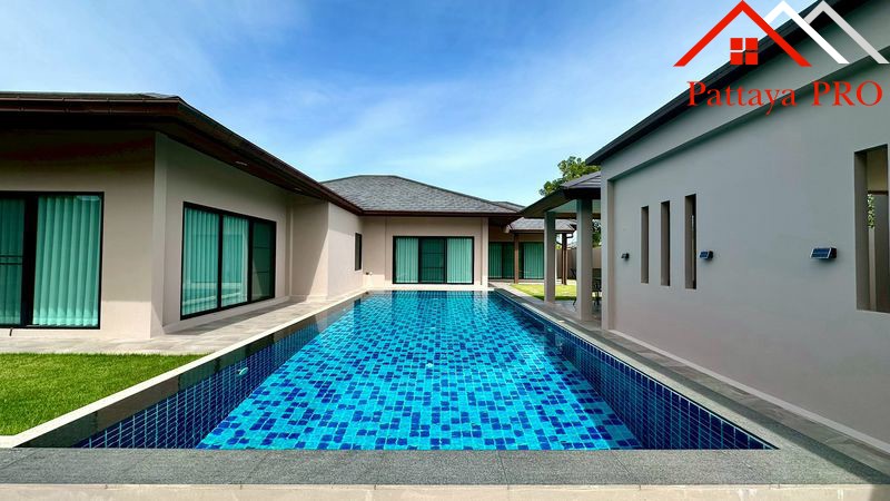 Brand-New Pool Villa for Sale | Large Land Plot | Directly Opposite the Clubhouse