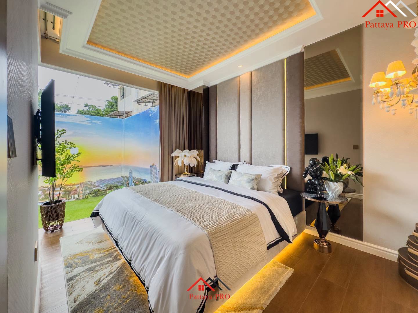Luxury condominium with hotel-style facilities in Pratumnak Hill. 🏖️🍀 The Riviera Malibu Residences 🍀🏝️