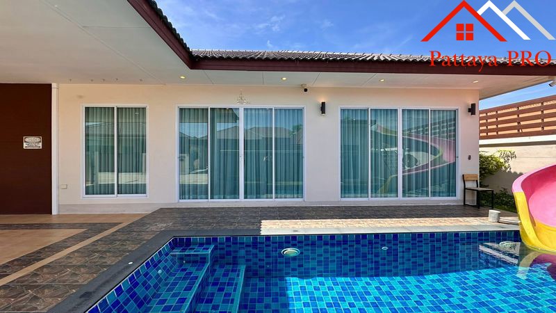 🏡 BEAUTIFUL CORNER POOL VILLA FOR SALE Garden Ville 5, Huai Yai, Pattaya