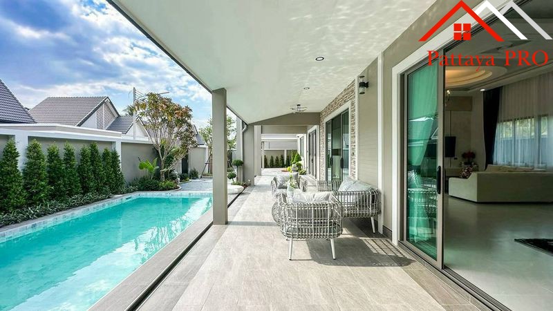 🏡 NEWLY BUILT LUXURY POOL VILLA Mabprachan, Pattaya 💰 Only 13.9 million THB