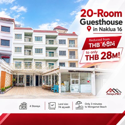 Picture of 🔥 20-Room Guesthouse in Naklua 16. Reduced from THB 68MB to only THB 28MB!