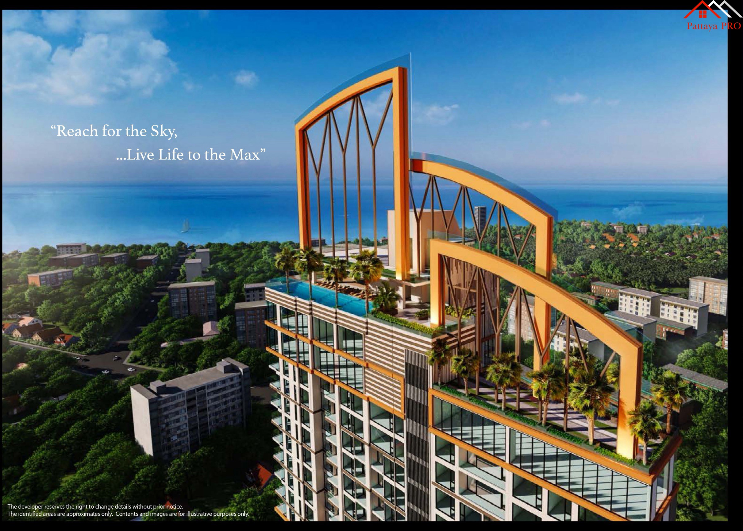 คอนโด in The Riviera Malibu  พระตำหนัก C001525