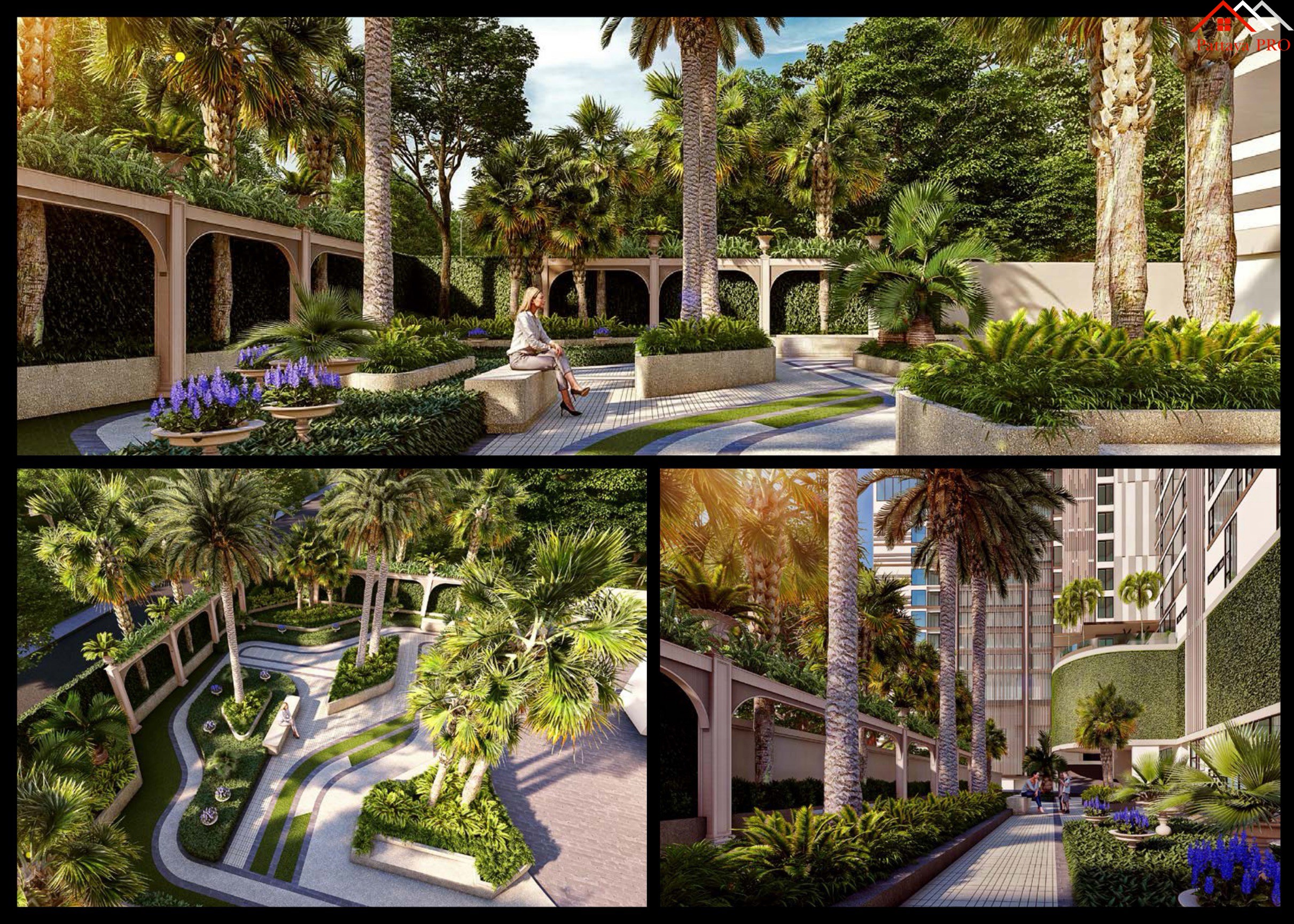 คอนโด in The Riviera Malibu  พระตำหนัก C001526