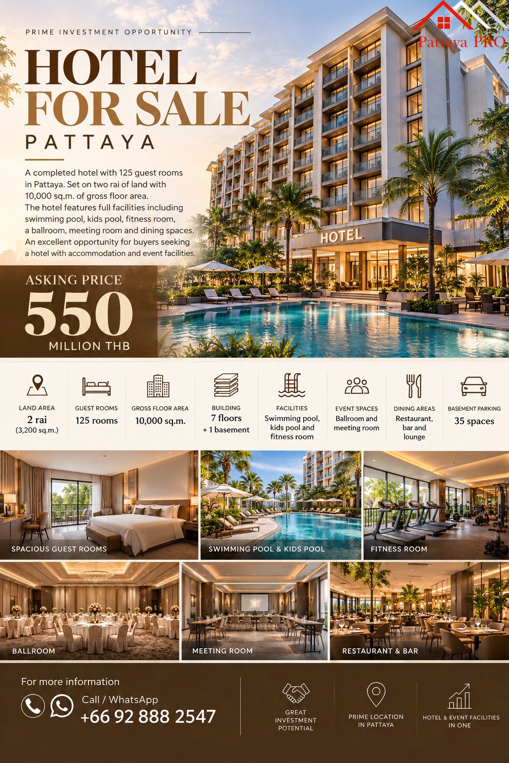 HOTEL FOR SALE PATTAYA