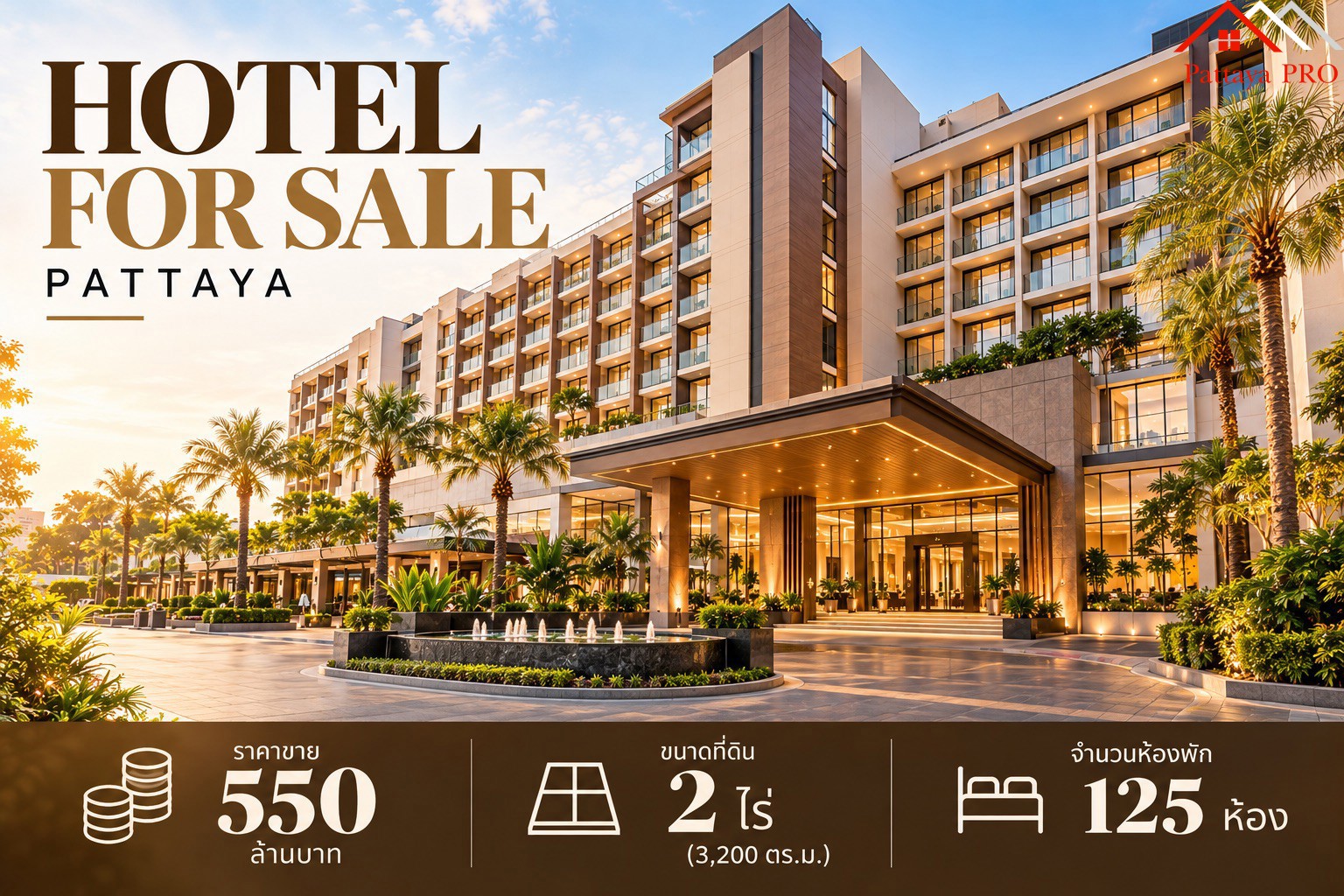 HOTEL FOR SALE PATTAYA